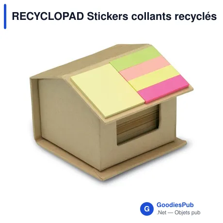 RECYCLOPAD Stickers collants recyclés