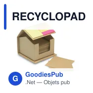 RECYCLOPAD Stickers collants recyclés - Miniature 2