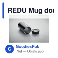 REDU Mug double paroi 330ml - Miniature 2