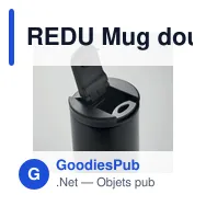 REDU Mug double paroi 330ml - Miniature 4