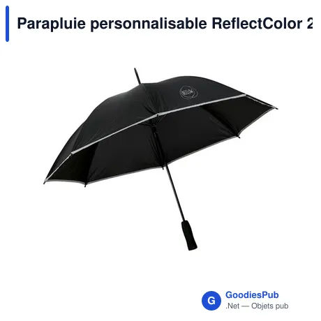 Parapluie personnalisable ReflectColor 23,5 inch avec logo