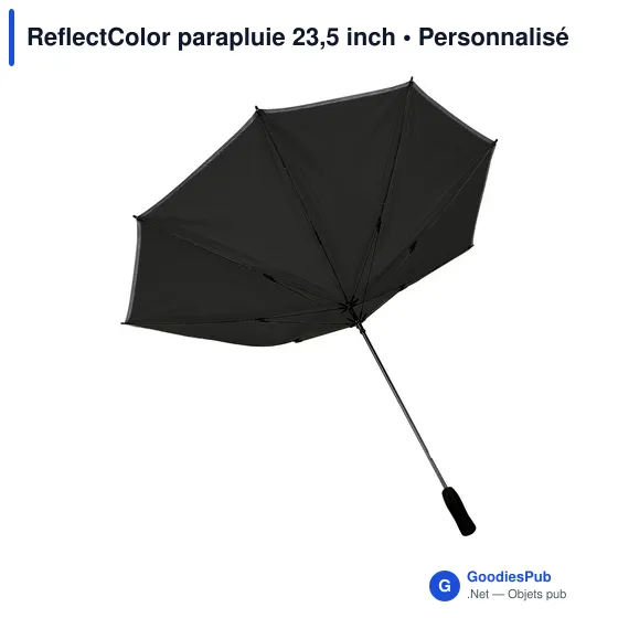 Parapluie personnalisable ReflectColor 23,5 inch avec logo - Image 2