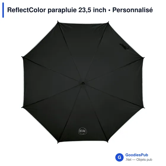 Parapluie personnalisable ReflectColor 23,5 inch avec logo - Image 3