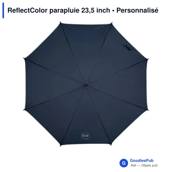 Parapluie personnalisable ReflectColor 23,5 inch avec logo - Image 6