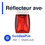 Réflecteur avec LEDs Joanne - Miniature 1