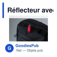 Réflecteur avec LEDs Joanne - Miniature 7