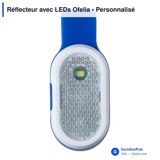 Réflecteur personnalisable avec LEDs pour sécurité - Ofeliaavec logo - Image 10