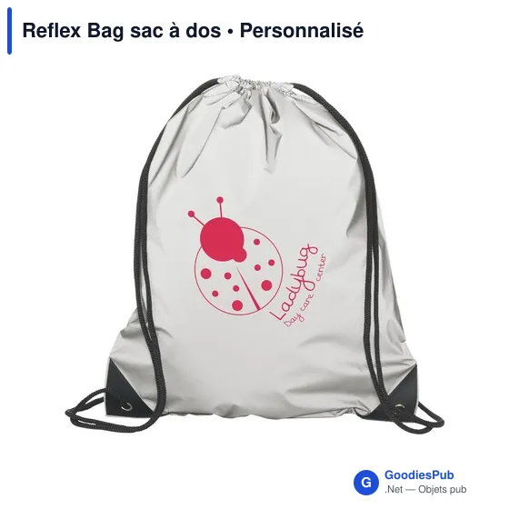 Sac à dos personnalisable Reflex Bag avec logo pour visibilité - Image 6