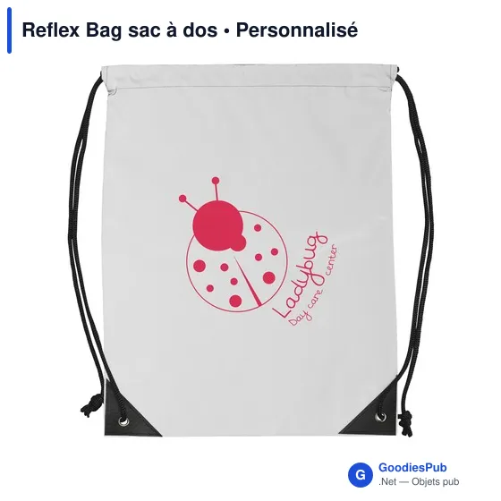 Sac à dos personnalisable Reflex Bag avec logo pour visibilité - Image 7