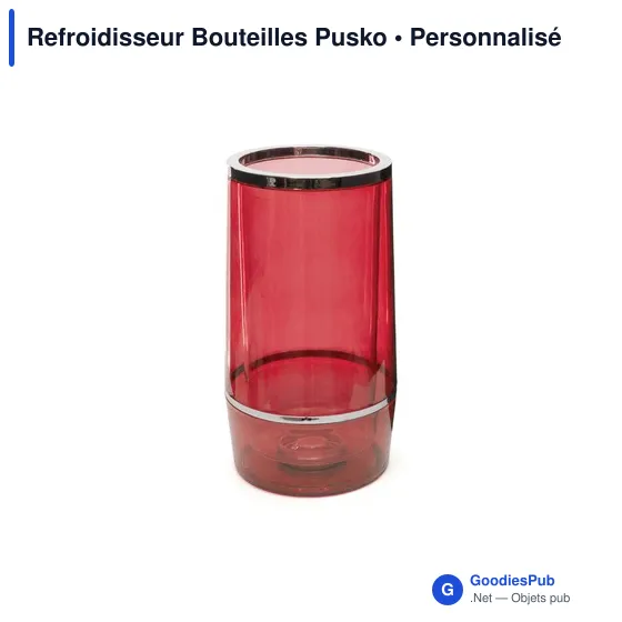 Refroidisseur à bouteilles personnalisable Pusko avec logo - Image 2