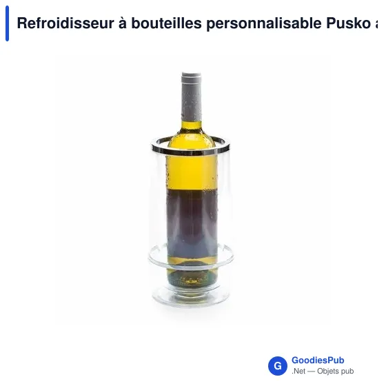 Refroidisseur à bouteilles personnalisable Pusko avec logo - Image 4