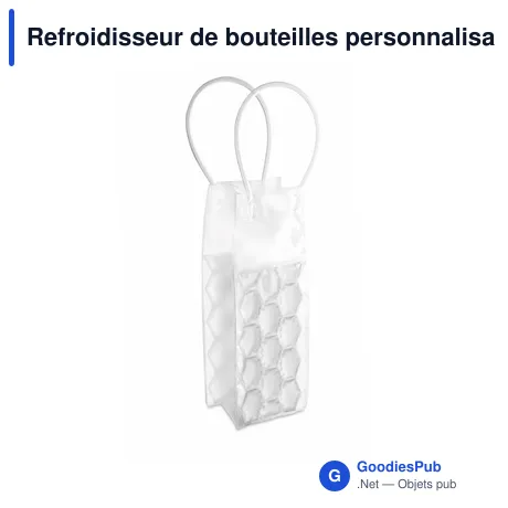 Refroidisseur de bouteilles personnalisable avec logo - Raycon