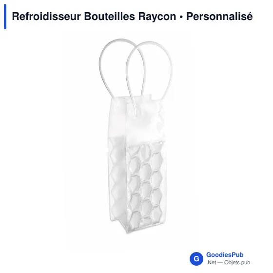 Refroidisseur de bouteilles personnalisable avec logo - Raycon - Image 2