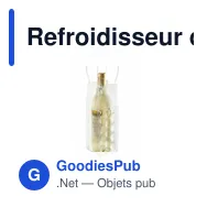 Refroidisseur de bouteilles personnalisable avec logo - Raycon - Miniature 3