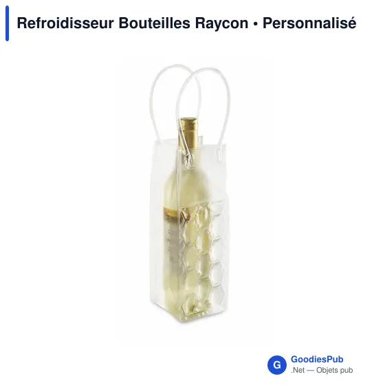 Refroidisseur de bouteilles personnalisable avec logo - Raycon - Image 3