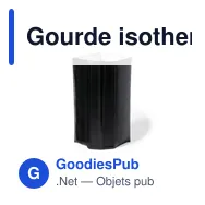 Gourde isotherme personnalisable avec logo pour entreprises - Miniature 3