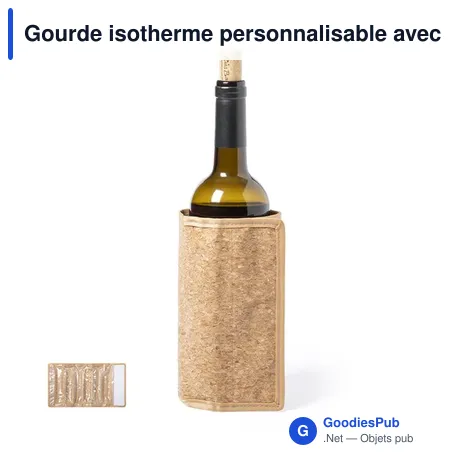 Gourde isotherme personnalisable avec logo pour entreprises