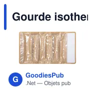 Gourde isotherme personnalisable avec logo pour entreprises - Miniature 3