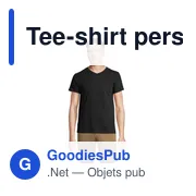 Tee-shirt personnalisable REGENT V avec logo - Col V - Miniature 4
