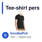 Tee-shirt personnalisable REGENT V avec logo - Col V - Miniature 6