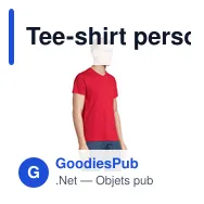 Tee-shirt personnalisable REGENT V avec logo - Col V - Miniature 9