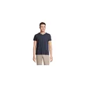 Variante french navy - Tee-shirt personnalisable REGENT V avec logo - Col V