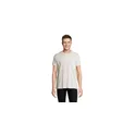 Variante écru - Tee-shirt personnalisable REGENT V avec logo - Col V