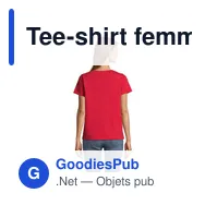 Tee-shirt femme personnalisable avec logo - REGENT V - Miniature 2