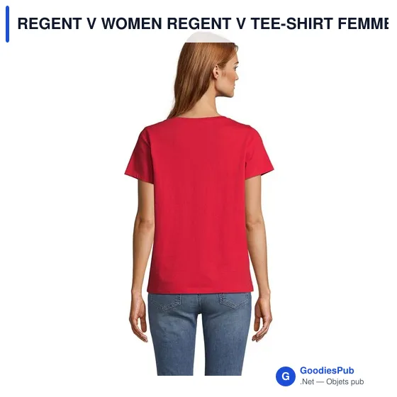Tee-shirt femme personnalisable avec logo - REGENT V - Image 2
