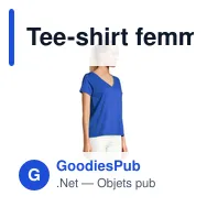 Tee-shirt femme personnalisable avec logo - REGENT V - Miniature 12