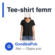 Tee-shirt femme personnalisable avec logo - REGENT V - Miniature 4