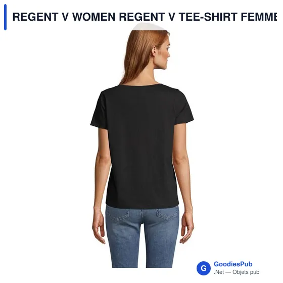 Tee-shirt femme personnalisable avec logo - REGENT V - Image 5