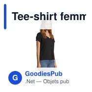 Tee-shirt femme personnalisable avec logo - REGENT V - Miniature 6
