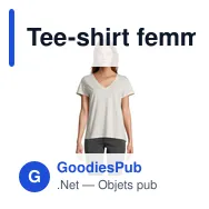 Tee-shirt femme personnalisable avec logo - REGENT V - Miniature 7