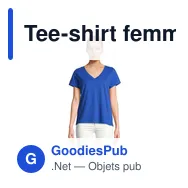 Tee-shirt femme personnalisable avec logo - REGENT V - Miniature 10