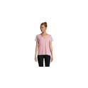 Variante rose bonbon - Tee-shirt femme personnalisable avec logo - REGENT V