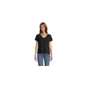 Variante noir profond - Tee-shirt femme personnalisable avec logo - REGENT V