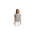 Variante gris chiné - Tee-shirt femme personnalisable avec logo - REGENT V
