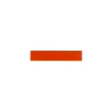 Variante Orange - Règle personnalisable 15 cm en polystyrène recyclé avec logo - Couleur