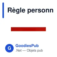 Règle personnalisable 30 cm en polystyrène recyclé avec logo - Couleur - Miniature 3