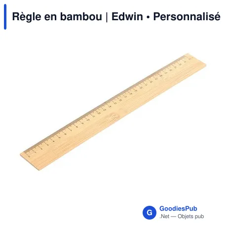 Règle en bambou | Edwin