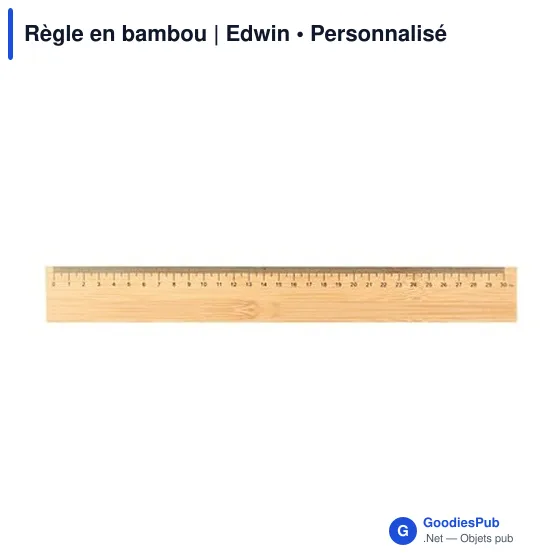 Règle en bambou | Edwin - Image 2