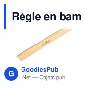 Règle en bambou | Edwin - Miniature 3