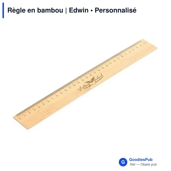 Règle en bambou | Edwin - Image 3