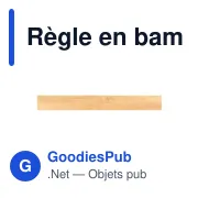 Règle en bambou | Edwin - Miniature 4