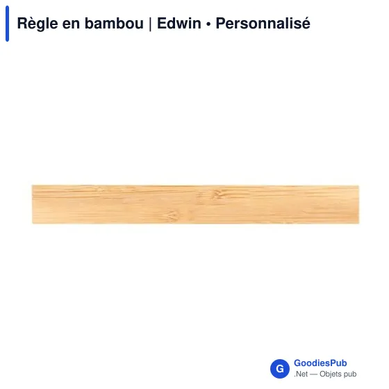Règle en bambou | Edwin - Image 4