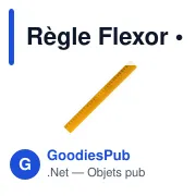 Règle Flexor - Miniature 3