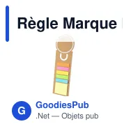 Règle Marque Pages Blasco - Miniature 1