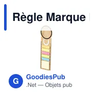 Règle Marque Pages Tecin - Miniature 1