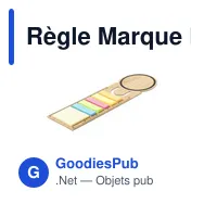 Règle Marque Pages Tecin - Miniature 2
